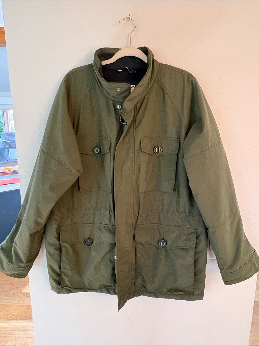Men's Lands’ End Olive Green Field Jacket